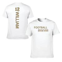 Love football - Personalised Name And Number T-Shirt - A Gift for Family,Players - Joliny