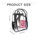 Love Girls Customized Name Clear Backpack - School Season Gift - Joliny