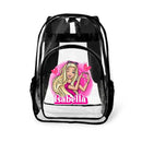 Love Girls Customized Name Clear Backpack - School Season Gift - Joliny
