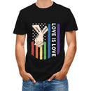 Love Is Love - Personalized Unisex T-shirt For Couples, a Gift For Your Loved One - Joliny