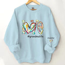 Love Life - Personalised Name Color Clip Art Sweatshirt - Gifts for Family,Friend - Joliny