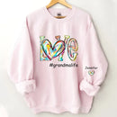 Love Life - Personalised Name Color Clip Art Sweatshirt - Gifts for Family,Friend - Joliny
