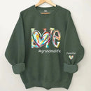 Love Life - Personalised Name Color Clip Art Sweatshirt - Gifts for Family,Friend - Joliny