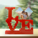 Love's Blueprint: Personalized Custom "I Love U" Building Blocks - A Gift of Affection - Joliny