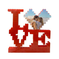 Love's Blueprint: Personalized Custom "I Love U" Building Blocks - A Gift of Affection - Joliny