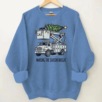 Making The Season Bright-Customized Christmas Sweatshirts - Christmas Gifts for the Family - Joliny
