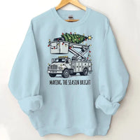 Making The Season Bright-Customized Christmas Sweatshirts - Christmas Gifts for the Family - Joliny