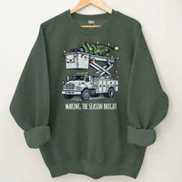 Making The Season Bright-Customized Christmas Sweatshirts - Christmas Gifts for the Family - Joliny