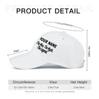 Man Myth Legend, Name Customized Baseball Cap Mesh Cap - Joliny