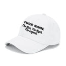 Man Myth Legend, Name Customized Baseball Cap Mesh Cap - Joliny