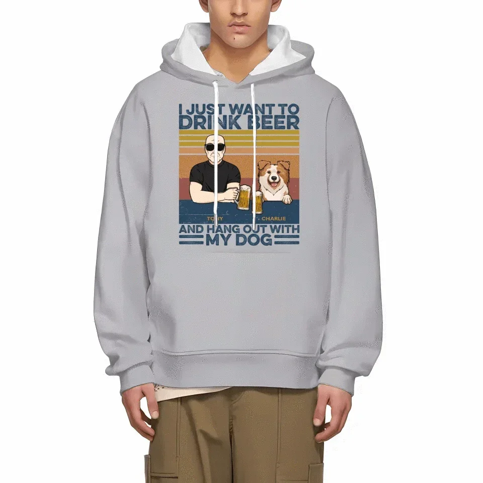 Me And My Dog Customized Costumes - Personalized Character, Name And Puppy Print Clothes - A Gift For Dog Owners,Dog Lovers - Joliny