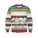 Me And My Pets Customized Christmas Clothes- Personalized Names, Cartoon Characters And Pet Graphics Sweater - A Gift For Pet Lovers,Pet Owners - Joliny