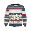 Me And My Pets Customized Christmas Clothes- Personalized Names, Cartoon Characters And Pet Graphics Sweater - A Gift For Pet Lovers,Pet Owners - Joliny