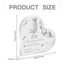 Memorial Gift Custom Pet Photo Crystal Heart - If Love Could Have Saved You, You Would Have Lived Forever - Joliny