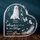 Memorial Gift Custom Pet Photo Crystal Heart - If Love Could Have Saved You, You Would Have Lived Forever - Joliny