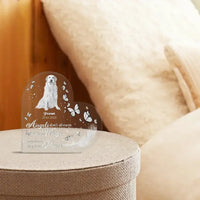 Memorial Gift Custom Pet Photo Crystal Heart - If Love Could Have Saved You, You Would Have Lived Forever - Joliny