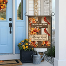 Memorial Gift Customization - Personalized Name And Birth-Death Commemorative Garden Flag - A Gift For Friends,Family - Joliny