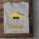 Mom Proud Mom of a Class of 2025 Graduate T Shirt - Joliny