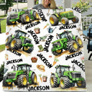 Monster Trucks Cars Motorcycles Collection - Customized Kids Name Blanket - Joliny