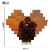 Mosaic of Love” - Personalized Couple's Jigsaw Puzzle - Warm Couple's Gift - Joliny