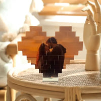 Mosaic of Love” - Personalized Couple's Jigsaw Puzzle - Warm Couple's Gift - Joliny
