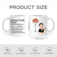 Mugs That Can Be Customized With Designs - Birthday Flower Mug Personalized With Cartoon Character And Name - A Gift For Friends,Coworkers - Joliny