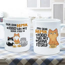 My Dear Human Food Will Not Serve Itself Funny Cats Personalize Mug - Joliny