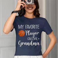 My Favorite Player Calls Me Grandma - Personalized Custom T Shirt - Joliny