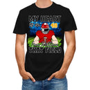 My Heart Is On That Field - Personalised Football Shirts - Gifts for Football Fans - Joliny