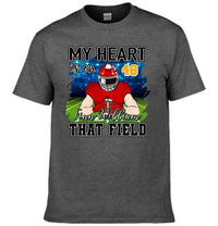 My Heart Is On That Field - Personalised Football Shirts - Gifts for Football Fans - Joliny
