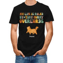My Life Is Ruled By Tiny Furry Overlords Cat Mom Personalized Sleeve Printed T-shirt - Joliny