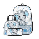 Name Blue Elephant Backpack, School Season Gift - Joliny