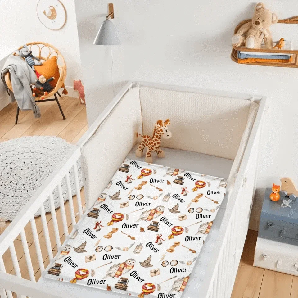Name Custom Wizard Baby Blanket, Gift for Baby - Joliny