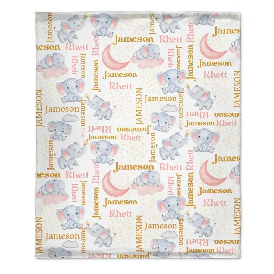 Name Customized Animal Blankets Gifts for Boys and Girls - Joliny