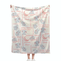 Name Customized Animal Blankets Gifts for Boys and Girls - Joliny
