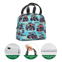 Name Customized Big Gear Wheels Truck Backpack, Kids School Season Gift - Joliny
