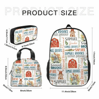 Name Customized Children's Safari Themed Backpack Children's Opening Season Gift - Joliny