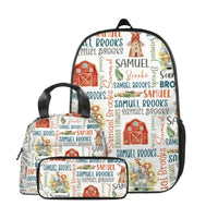 Name Customized Children's Safari Themed Backpack Children's Opening Season Gift - Joliny