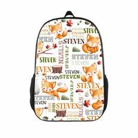 Name Customized Fox Kids Backpack, Opening Season Gift - Joliny
