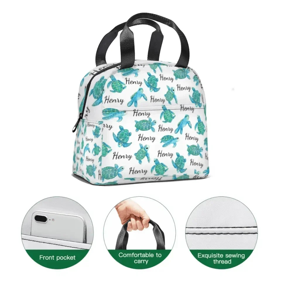 Name Customized Sea Turtle Backpacks, Children's Opening Season Gifts - Joliny