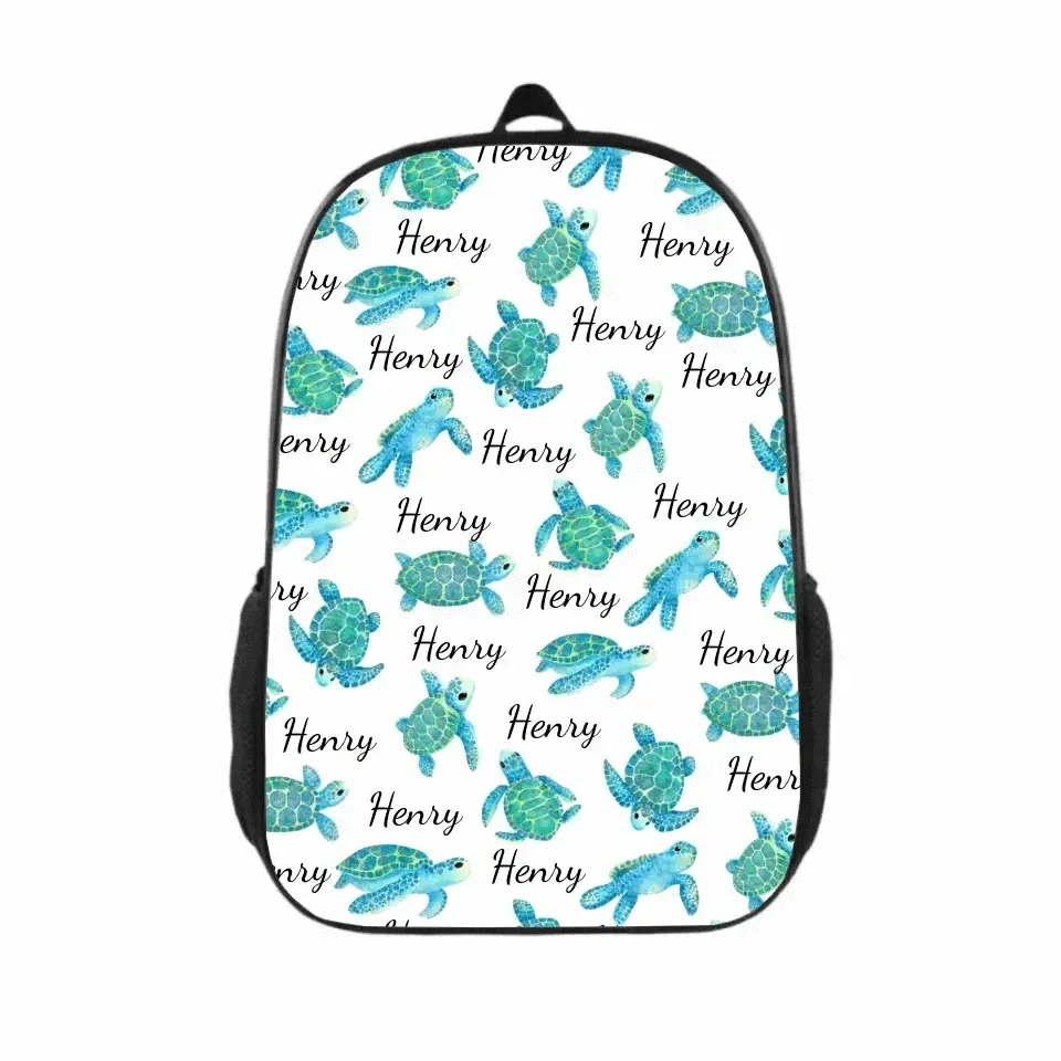 Name Customized Sea Turtle Backpacks, Children's Opening Season Gifts - Joliny