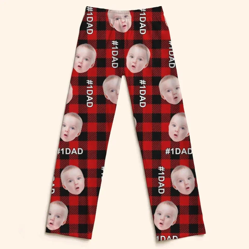 Joliny Customizer Pajama Pants / 1 / XS Classic Plaid Pajamas Customized - Comfy Pajamas Personalized Person Or Pet Photos And Appellations - A Gift For Family,Pet Owners