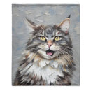 Perfect Pet Portrait: Personalized Oil Blanket for Pet Lovers - Joliny