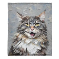 Perfect Pet Portrait: Personalized Oil Blanket for Pet Lovers - Joliny