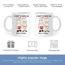 Personalized Accent Mug - I Want To Grow Old With You, Anniversary Gift For Couple - Joliny