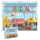 Personalized Animals City Car Jigsaw Puzzle for Toddler Kids 35PCS/70PCS - Joliny