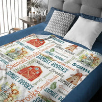 Personalized Baby Boy Safari Theme Swaddle Name Blanket - Joliny