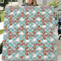 Personalized Basketball Star Name Blanket - Joliny