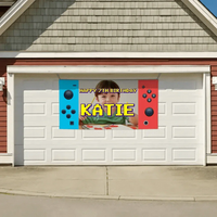Personalized Birthday Banner Video Game Console Children Kids Party Birthday Decoration - Joliny