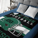Personalized Blanket for Football Fans - Custom Name Blanket - Ideal for Youth Football Players And Adults - Joliny